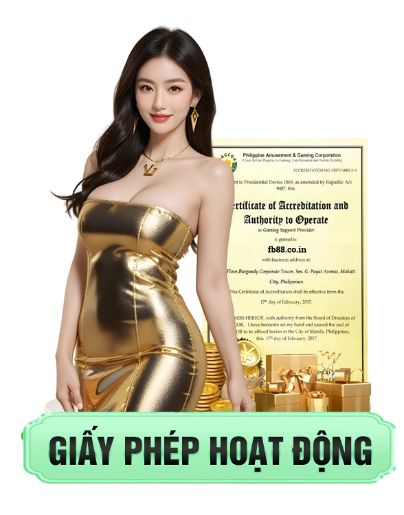 Giấy phép hoạt động fb88